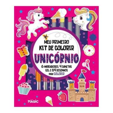 Imagem de Unicórnios - Kit De Atividades Com Marcadores E Canetas Perfumadas