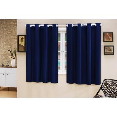 Imagem de Cortina Blackout Corta Luz 2,20 X 1,30 Antimofo Sala Quarto Banheiro -