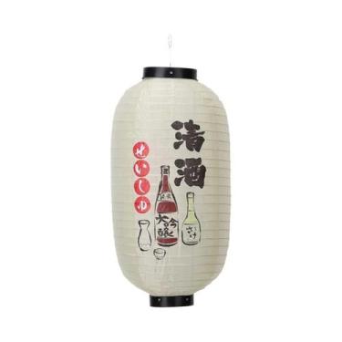 Imagem de Lanterna Japonesa Impermeável De 10 Polegadas Com Estampa Tradicional 