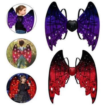Imagem de Asas Fantasia Infantil Led Halloween - Nilo-imports