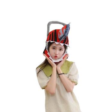 Imagem de Boné Costume Chainsaws Head Hat Cosplay para festas unissex para maior