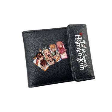 Imagem de Carteira Hanakos kuns Anime Characters Slim Bifold PU Leather - Yiweis