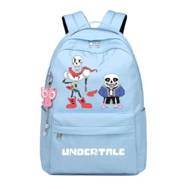 Imagem de Mochila Undertales Sans Papyrus Cartoon Kids School Anime - Yiweisai