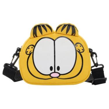 Imagem de Bolsa Messenger Garfield Cat Anime para crianças em tela - Yiweisai