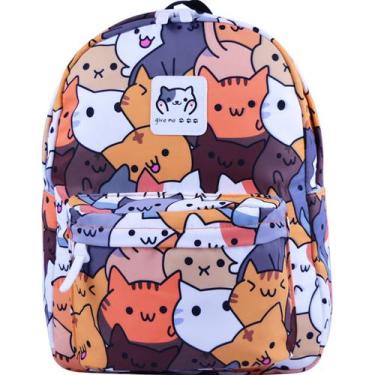 Imagem de Mochila escolar Neko Atsume Anime para crianças - yiweisai
