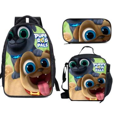 Imagem de Conjunto de mochilas Puppys Dogs Pals Cartoon Kids School Nylon - Yiwe