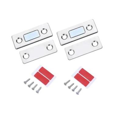 Imagem de Fechos Magnéticos Ultrafinos Em Pacote Com 2 Unidades, Adesivos Para F