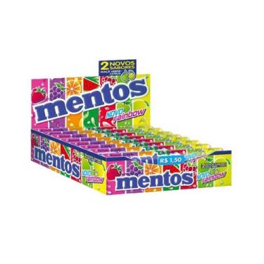 Imagem de Mentos Stick 38g Caixa com 16 Unidades, RAINBOW