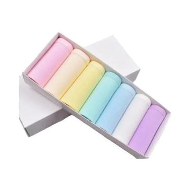 Imagem de Calcinhas De Algodão plus Size Para Mulheres, 7 Peças, Cor Sólida, Sem