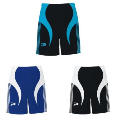 Imagem de Calção Placar Masculino Casual Futebol Estampado Bariri, Cn7118maaz, M