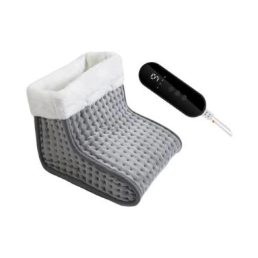 Imagem de Aquecedor Elétrico De Pés Com 4 Modos, Lavável, Massageador Térmico, A