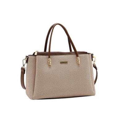 Imagem de Bolsa Média Classico Chic - Alça de Mão - Chenson 3485632 - Nude