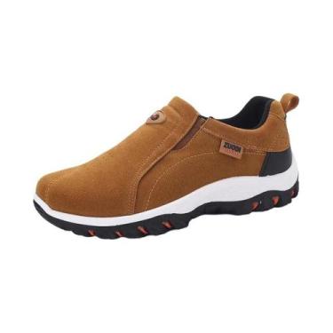 Imagem de Tênis Casuais Masculinos plus Size 2025 Confortáveis Para Caminhada Ao