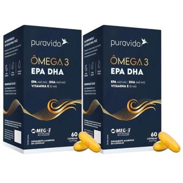 Imagem de 2x Ômega 3 660 Mg De Epa 440 Mg De Dha Pura Vida - Puravida