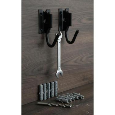 Imagem de Gancho Rede Reforçado C/Kit Instalação Seguro Até 250kg - Congratulati