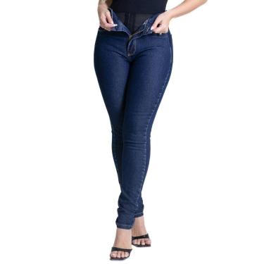 Imagem de Calça Jeans Sawary Super Lipo - 279675 - Azul escuro 44-Feminino