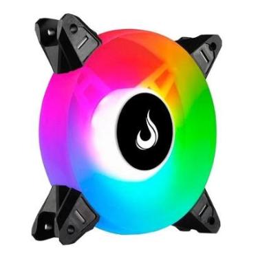 Imagem de Ventoinha Rise Mode Aqua Motherboard, 120mm, ARGB, Preto - RM-MB-03-5V-Unissex