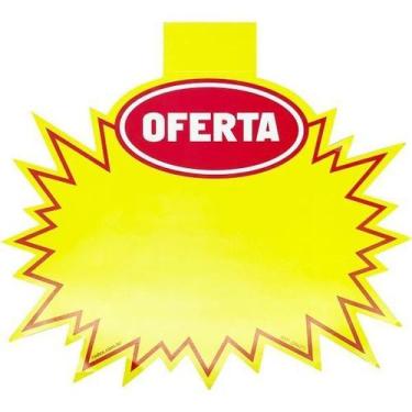 Imagem de Cartaz para Marcação Splash Oferta Amarelo 23x27cm 25 Unid Radex