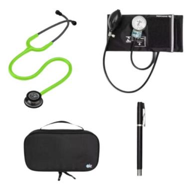 Imagem de Kit Estetoscopio Littmann + esfigmo + case + Laterna - Cores Variadas 