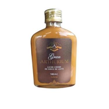 Imagem de Garrafinha Licor Creme de Doce de Leite Viçosa Gran Arthurium - 160 mL