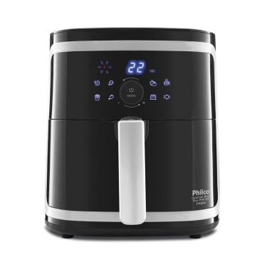 Imagem de Fritadeira Elétrica Air Fryer Philco Gourmet Black Plus PFR16P 5L Preta - 220V