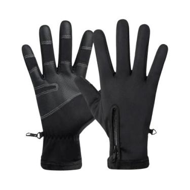 Imagem de Luvas De Inverno Para Motocicleta Com Forro Térmico Em Fleece, Resiste