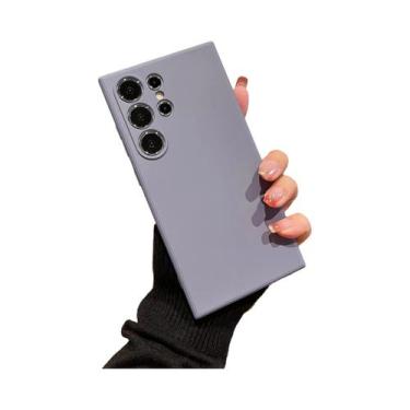 Imagem de Capa Protetora Slim De Silicone Líquido Para Samsung S25 S24 S23 S22 U
