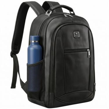 Imagem de Mochila Grande Alça Reforçada Impermeável Faculdade Trabalho Preto Imp