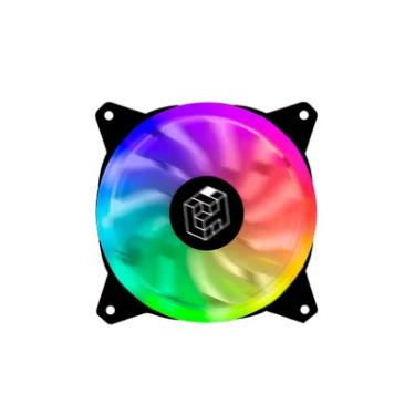 Imagem de Cooler Liketec Lighter, RGB, 120x120x25mm, Preto
