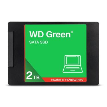 Imagem de SSD WD Green 2.5'' 2TB SATA III 545 Mb/s WDS200T5G0A - Western Digital