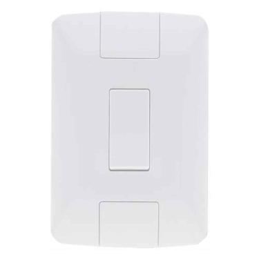 Imagem de Interruptor Simples 6A Linha Aria com Placa Modular e Suporte de Fixação Facilitada Bra...