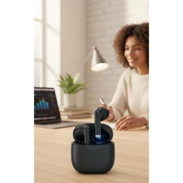 Imagem de Fone Bluetooth Esportivo True Wireless TWS Preto - Congratulations Sto