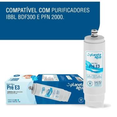 Imagem de Refil Pré-E3. Compatível com Purificador IBBL PDF100, PDF300 e PFN 200