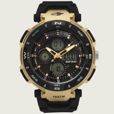 Imagem de Relógio Mormaii Action Masculino Dourado MO0540B/8P-Masculino