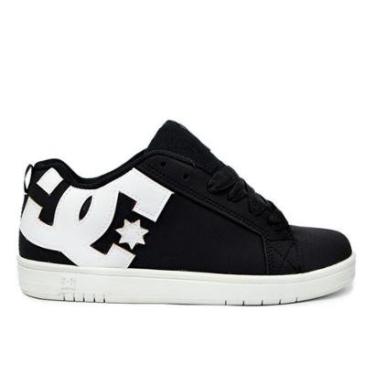 Imagem de Tênis DC Shoes Court Graffik Black White-Unissex
