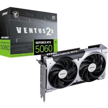 Imagem de MSI GeForce RTX 5060 Ventus 2X OC (8GB GDDR7/PCI Express 5.0/2535MHz/28000MHz)