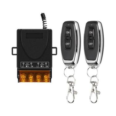 Imagem de Interruptor Inteligente 433Mhz Com Controle Remoto Sem Fio Para Bomba 