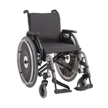 Imagem de Cadeira de Rodas Dobrável K3 Alumínio Pés Removíveis Ortobras, 44cm, P