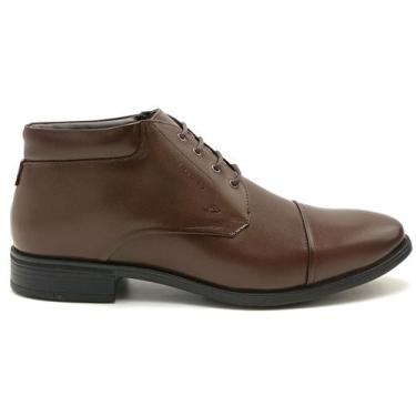Imagem de Sapato Social Masculino Longines Jota Pe 9000, Dark brown, 39