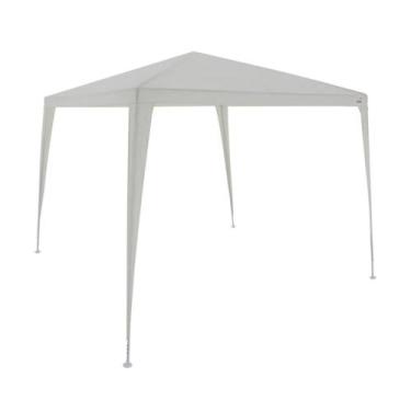 Imagem de Tenda Gazebo Tubular Praia Camping 3mx3m Polietileno Branca - BEL