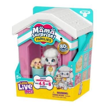 Imagem de Mini casinha de cachorro bebes sortidos little live pet mama surprise 