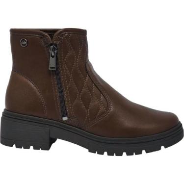 Imagem de Bota Feminina Casual Dia a Dia Passeio Festa Trabalho Cano Baixo Bico 