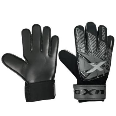 Imagem de Luva Goleiro Infantil Oxn Agilis - Preto/Prata/Grafite, 5