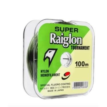 Imagem de Linha Nylon S. Raiglon Tour. Verde - SUPER RAIGLON, 0.31mm 22.4lbs 100