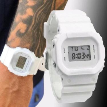 Imagem de Relógio Digital Masculino Autofunções Pulseira De Borracha - SPORTS, B