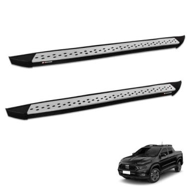 Imagem de Estribo Lateral Fiat Toro 2016 a 2021 Aluminio Keko K2 My Way