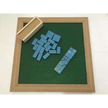 Imagem de Dominó Artesanal De Pvc C/ Pino + Tabuleiro - Sem Marcas!