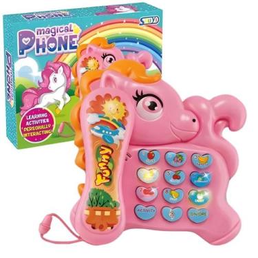 Imagem de Telefone Musical Pônei Infantil Brinquedo Educativo - Europio