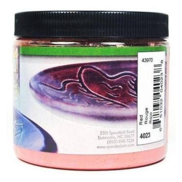 Imagem de Esmalte Para Cerâmica Glaze Speedball 4023 Red