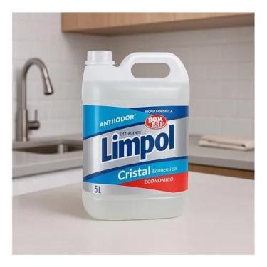Imagem de Detergente líquido cristal limpol galão 5l embalagem econômica